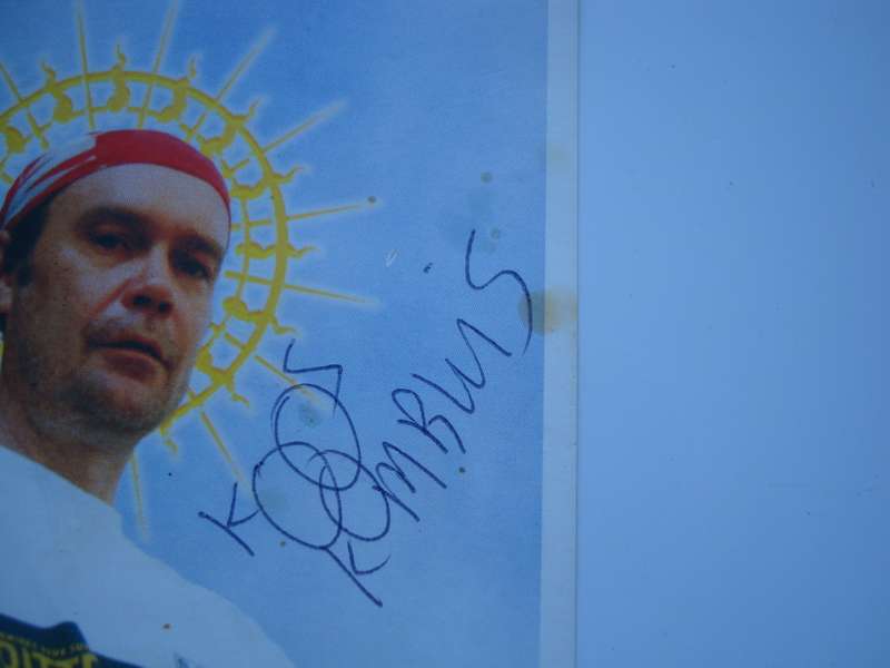 Koos Kombuis - Autographed Postcard
