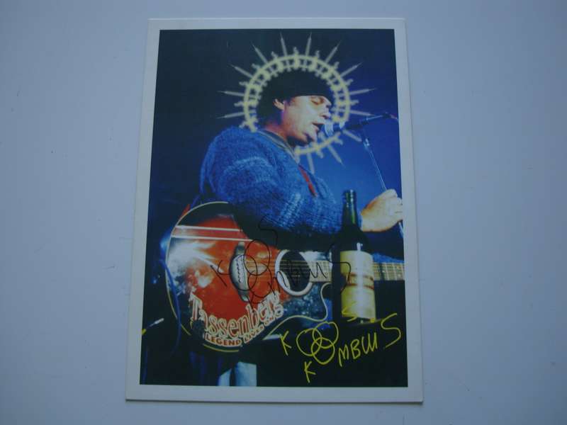 Koos Kombuis - Autographed Postcard