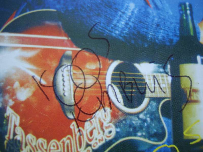 Koos Kombuis - Autographed Postcard