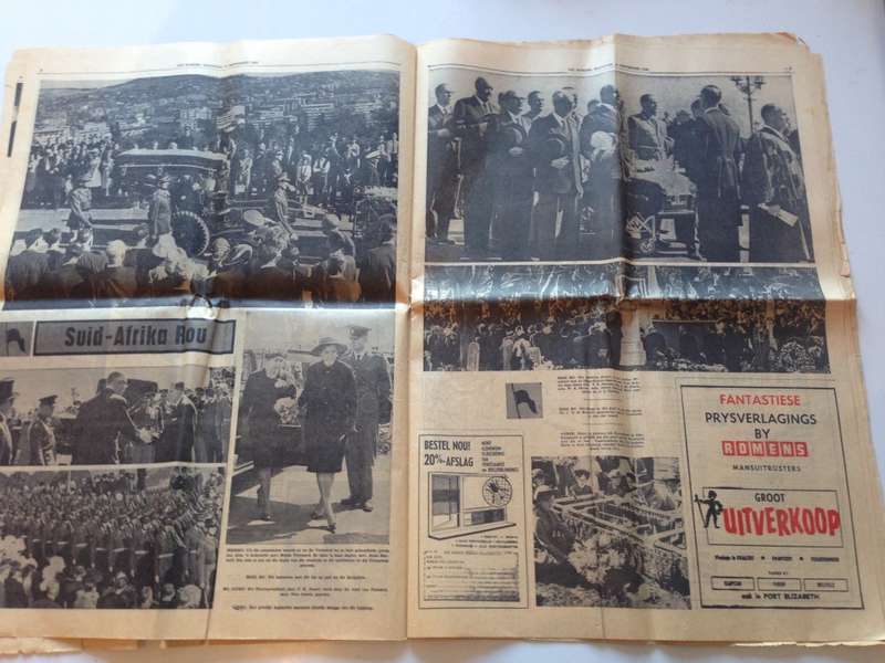 Die Burger - 12 & 13 September 1966 - Verwoerd funeral