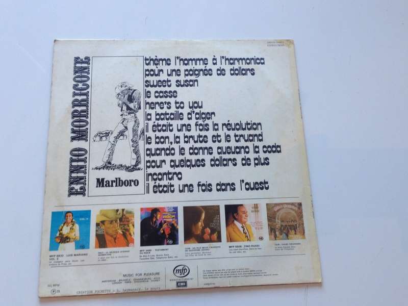 La Musique Ennio Morricone - Geoff Loue Orchestra LP