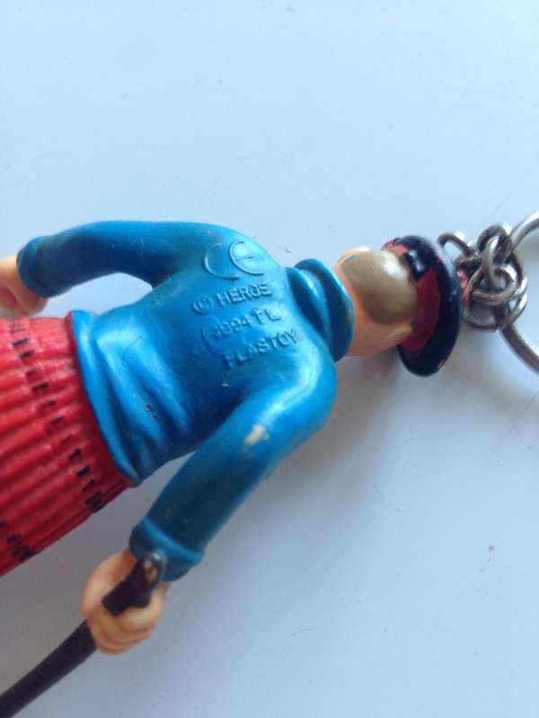 1994 Tintin figurine keychain