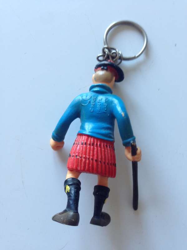 1994 Tintin figurine keychain