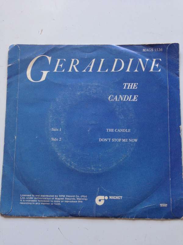 Geraldine - The Candle 7" single