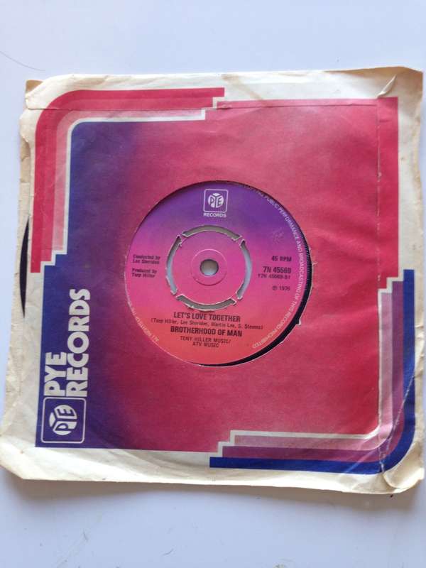 Brotherhood of Man - Let's love Together 7" single