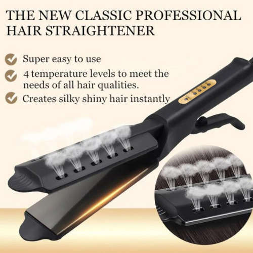 Professional Ceramic Tourmaline Ionic Flat Iron Steam Hair Straightener (unboxed)