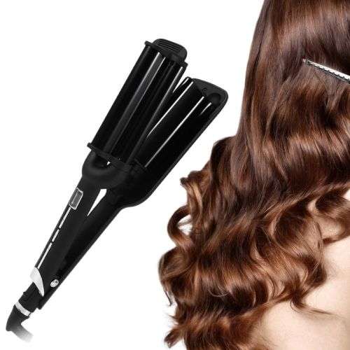 Wave 3 Barrels Big Wave Curling Crimping Hair Styler Iron