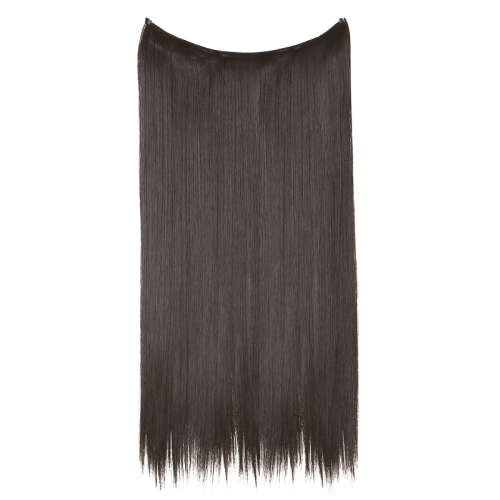 Long Natural Ombre No Clips No Tape Halo Hair Extension