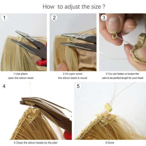 Long Natural Ombre No Clips No Tape Halo Hair Extension