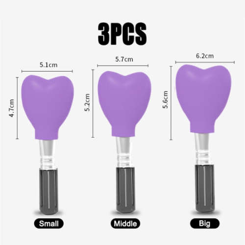 Silicone Makeup Travel Brush Cover - 3 Pack