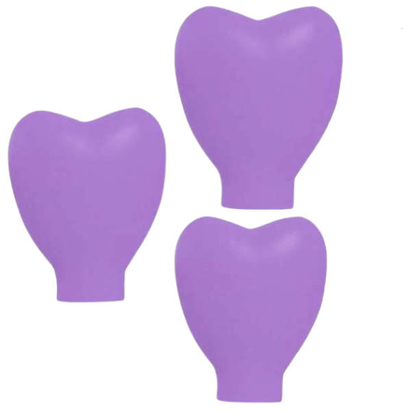 Silicone Makeup Travel Brush Cover - 3 Pack