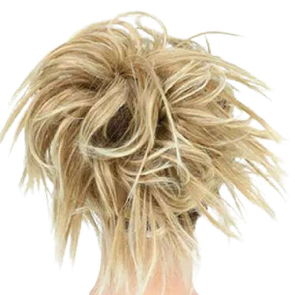 Tousled Messy Hair Chignon Scrunchie Hair Bun
