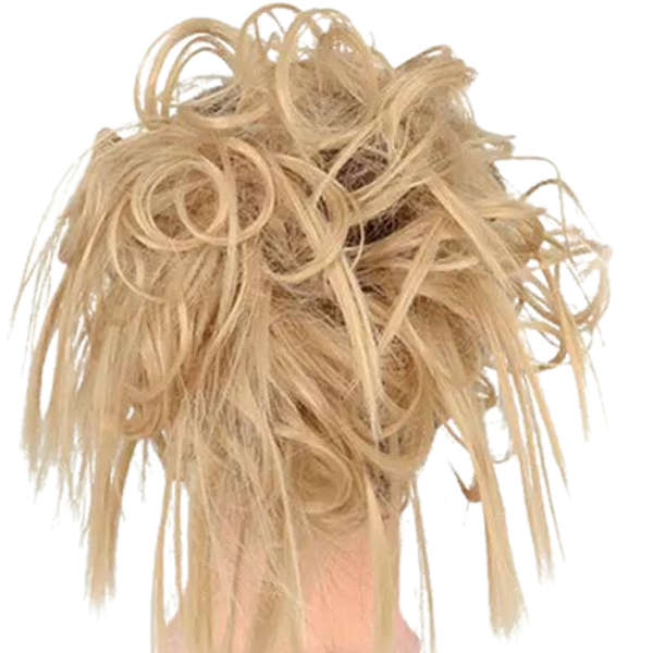 Tousled Messy Hair Chignon Scrunchie Hair Bun