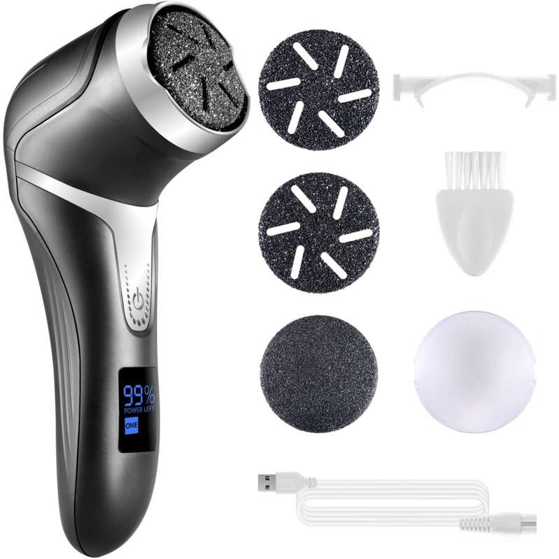 Electric Callus Dead Hard Skin Pedicure Rechargeable Remover for Feet