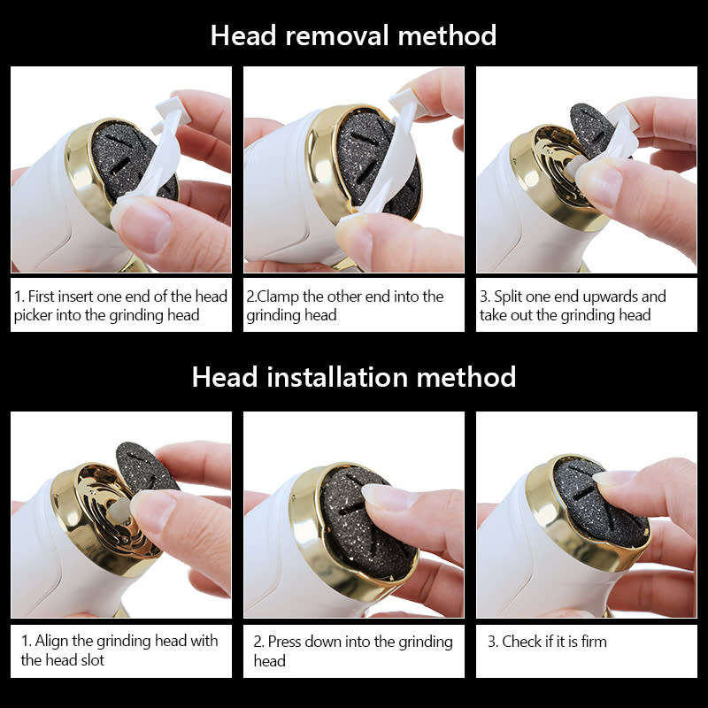 Electric Callus Dead Hard Skin Pedicure Rechargeable Remover for Feet