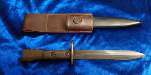 ORIGINAL SAP UZI BAYONET WITH SAP MARKINGS