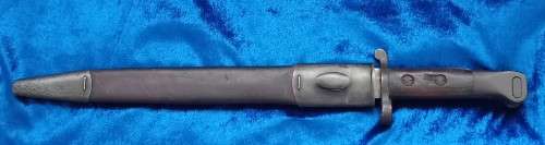 ORIGINAL 1888 PATTERN "BOER WAR"  BAYONET, MADE BY THE SOUTH AFRICAN RAILWAYS