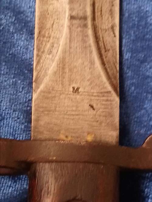 ORIGINAL 1888 PATTERN "BOER WAR"  BAYONET, MADE BY THE SOUTH AFRICAN RAILWAYS