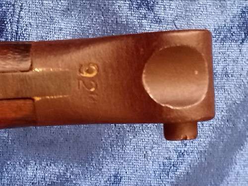 ORIGINAL 1888 PATTERN "BOER WAR"  BAYONET, MADE BY THE SOUTH AFRICAN RAILWAYS
