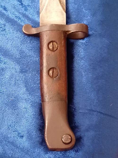 ORIGINAL 1888 PATTERN "BOER WAR"  BAYONET, MADE BY THE SOUTH AFRICAN RAILWAYS