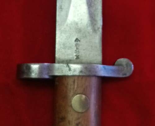 ORIGINAL 1888 PATTERN LEE METFORD BOER WAR BAYONET, BY RARE MAKER "MOLE"