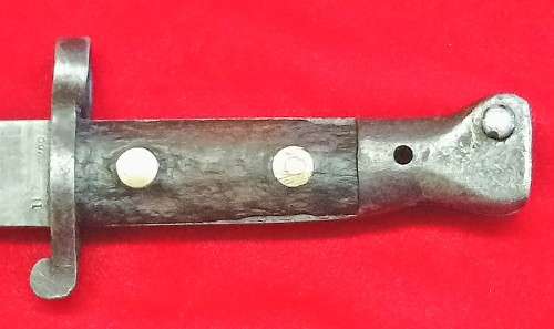 ORIGINAL 1888 BOER WAR LEE METFORD BAYONET BY ENFIELD