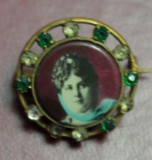 WW1 ORIGINALGERMAN KAISERIN AUGUSTE PATRIOTIC BROOCH