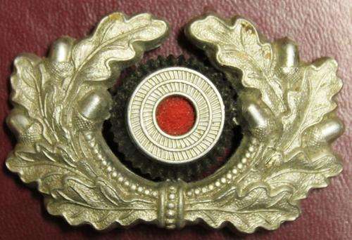 ORIGINAL WW2 GERMAN ARMY (HEER) PEAKED CAP COCKADE
