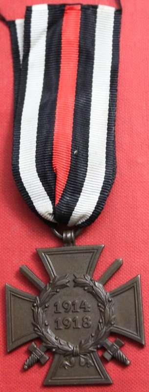 ORIGINAL WW1 GERMAN EHRENKREUZ / HINDENBURG CROSS FOR COMBATANTS