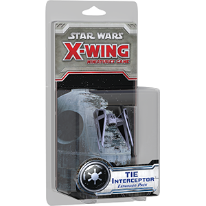 BNIB Fantasy Flight Star Wars X Wing Miniature Game Tie Interceptor Expansion Pack