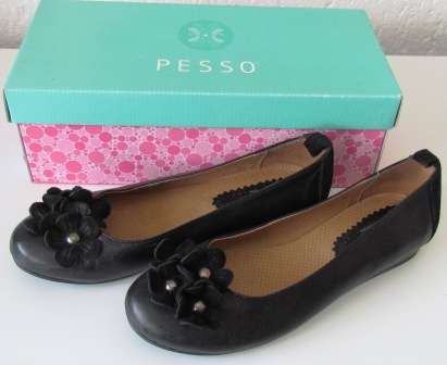 Pumps - Black Leather "Pesso"