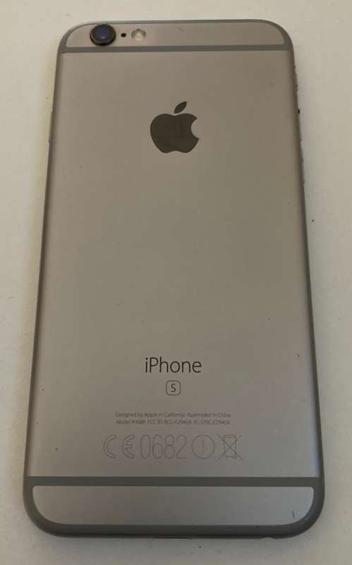iPhone 6S Space Grey 64GB + charger, headphones, 2 covers + shockproof Li-polymer Battery Case