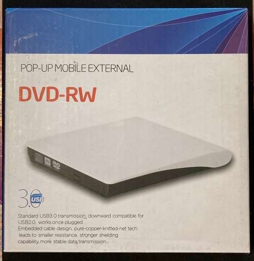 Pop-Up Mobile External DVD-RW