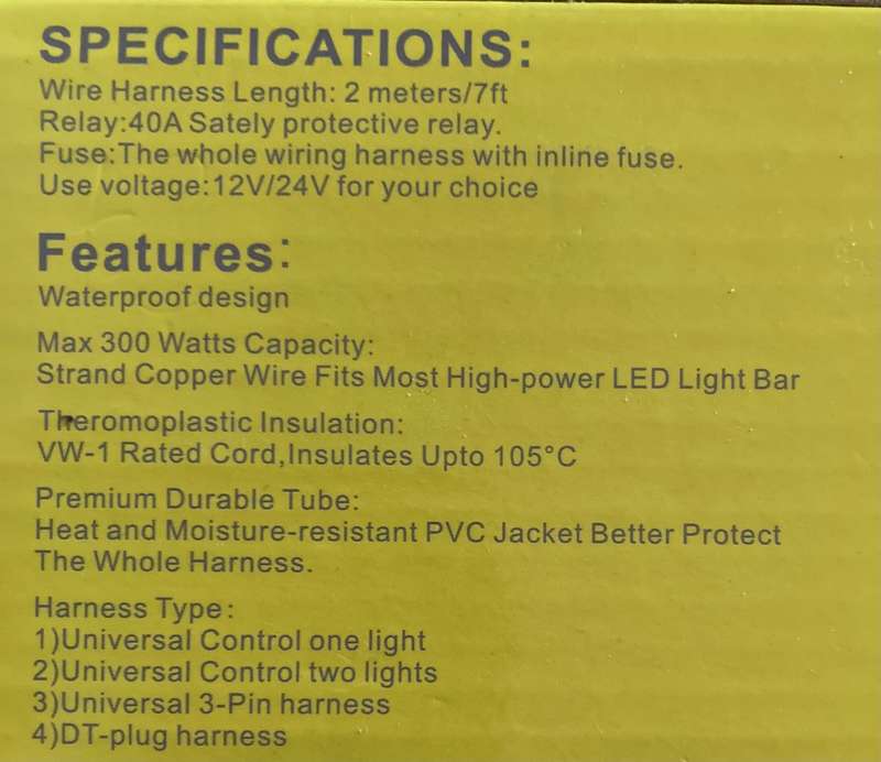 Wiring Harness Kit
