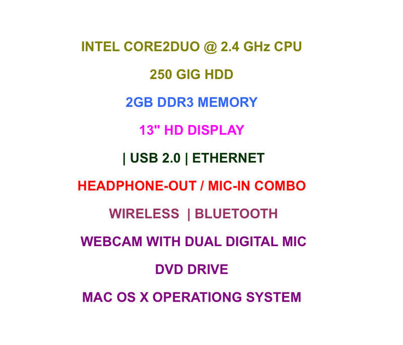 MacBook 13 2.3Ghz