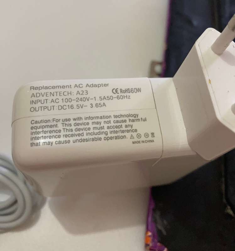 60W Magsafe 1 charger