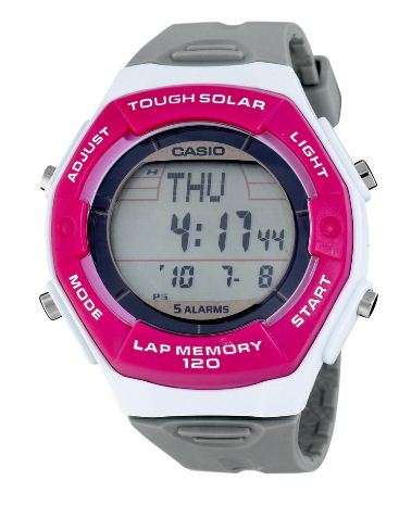 *BRAND NEW* Casio Women's LWS200H-4ACF Grey and Pink Digital Sport Watch
