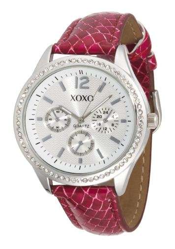 *BRAND NEW* XOXO Ladies Pink Snake Skin Watch XO3180 *Feminine and Pretty*