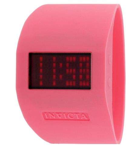*BRAND NEW* INVICTA  Unisex Specialty Collection Digital Pink Silicone Digital Watch *IS485-004*