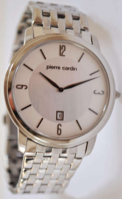 *Brand New* Pierre Cardin Silver Stainless Steel Men's Watch P156404 *Masculine and Classy*