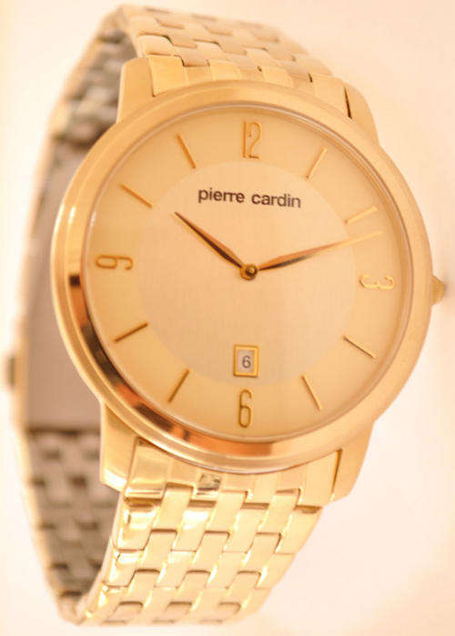 *Brand New* Pierre Cardin Gold Stainless Steel Men's Watch P256403 *Masculine and Classy*