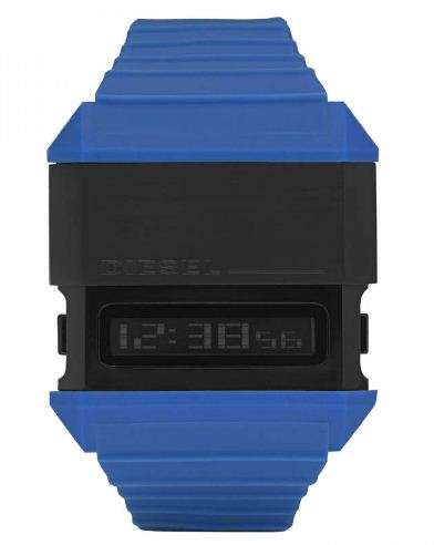 *BRAND NEW* Diesel Unisex Digital Blue Silicone Watch with Slide Over Dial DZ7199