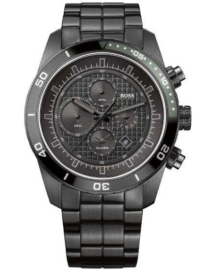 *Brand New* Hugo Boss Mens Black PVD Stainless Steel Chronograph Watch 1512658 *Stylish*