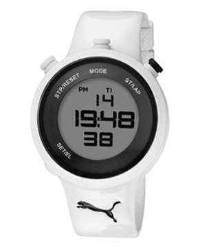 BRAND NEW  PUMA Men's White and Grey Digital Sport Watch PU910901003 *Innovative Style*