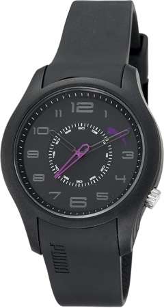 BRAND NEW  PUMA Women's Boost Black Watch with Purple accents and Puma logo **Sporty and Stylish**
