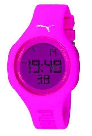 BRAND NEW PUMA Loop Neon Pink Ladies Plastic Watch PU910801002**SPORTS or CASUAL WEAR**