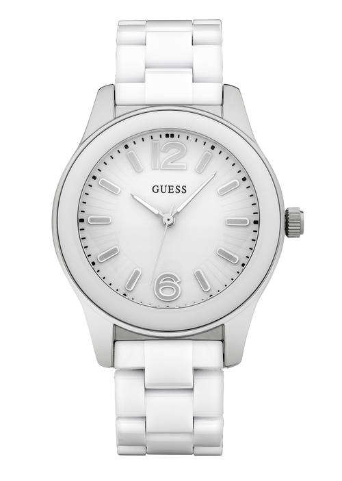 *Brand New* GUESS Ladies Polycarbonate White Watch W85105L1**Beautiful and Feminine**