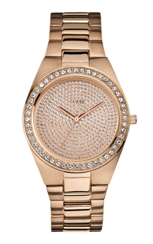 *Brand New* GUESS Women's  Rose Gold with Swarovski Dial Watch**MAGNIFICENT**