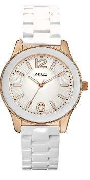 *Brand New* GUESS  Ladies Rose Gold and White Watch*Beautiful and Trendy**