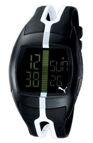 BRAND NEW Puma white/black Rubber Strap Watch **FUNKY**
